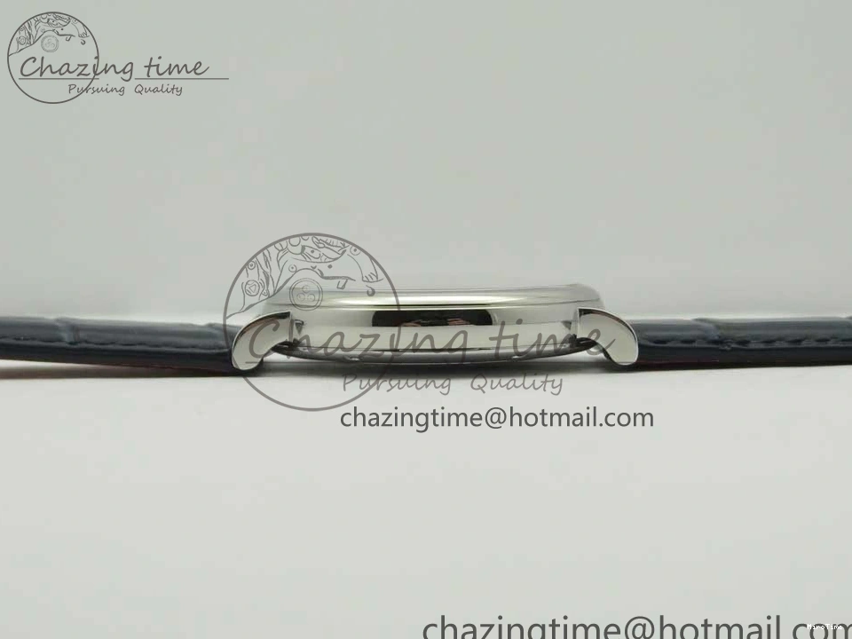 MIROTIME 0419 Portofino Automatic SS FKF 1:1 Best Edition Blue Dial on Blue Leather Strap A Cozy 7133